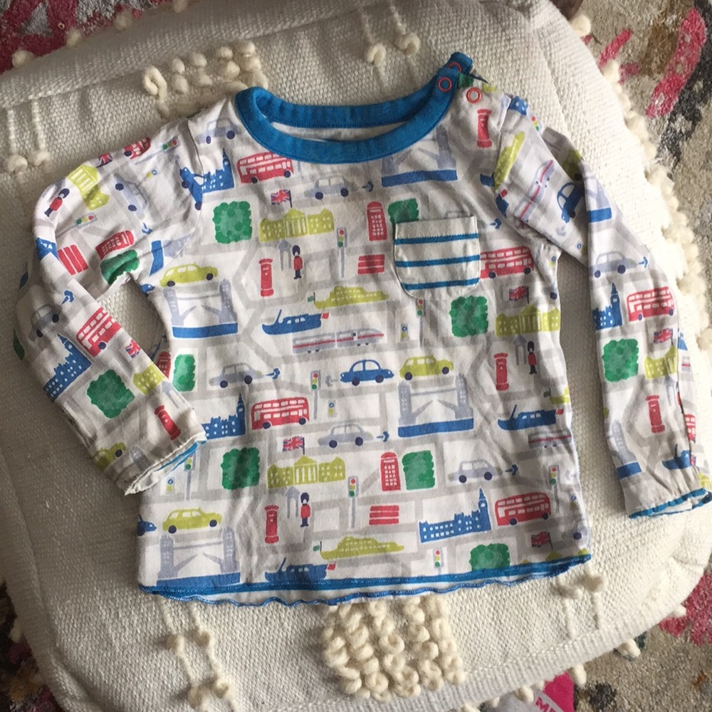 Mini Boden boys reversible shirt. Size 2/3?